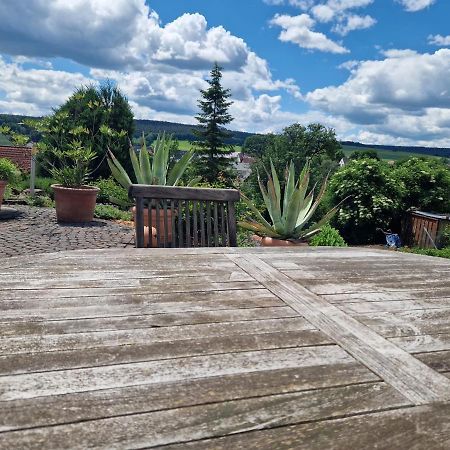 Ferienwohnung Am Sonnigen Haimberg Fulda Bagian luar foto