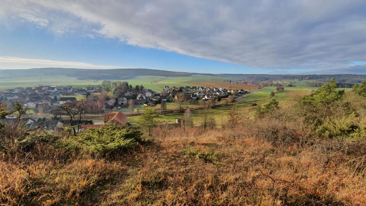 Ferienwohnung Am Sonnigen Haimberg Fulda Bagian luar foto