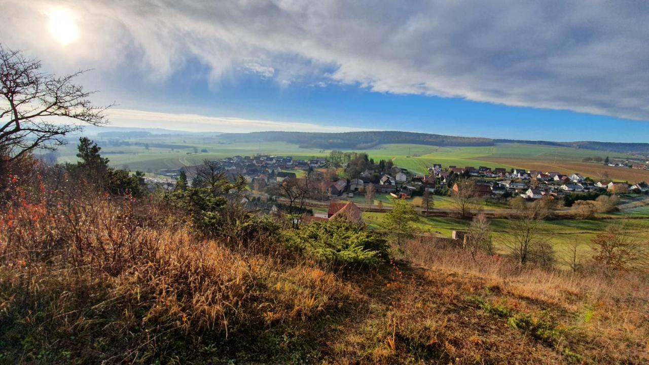 Ferienwohnung Am Sonnigen Haimberg Fulda Bagian luar foto