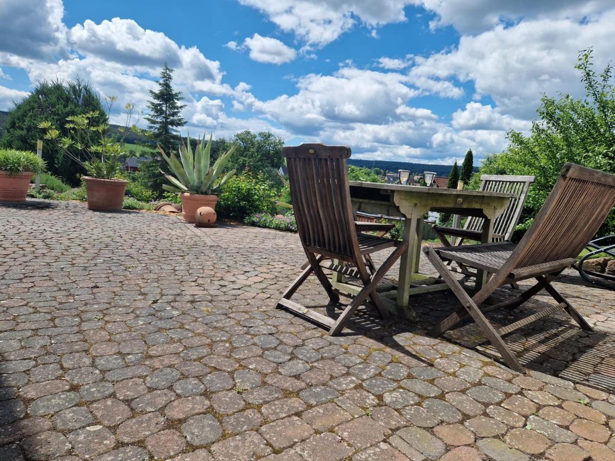 Ferienwohnung Am Sonnigen Haimberg Fulda Bagian luar foto